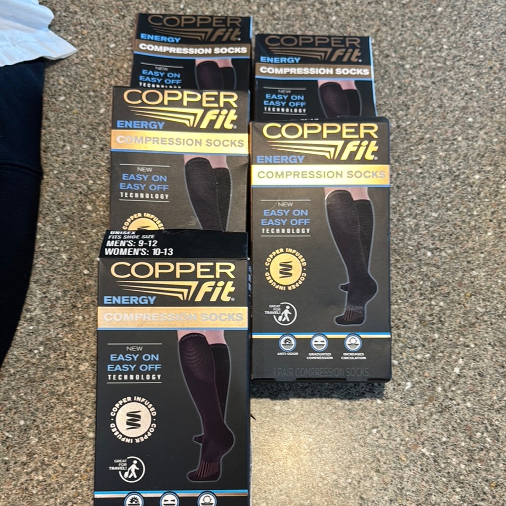 New Copper fit compression socks